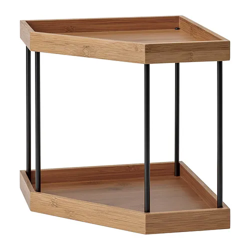 NÅLBLECKA - 轉角層架，金屬/竹 廚房檯面適用 | IKEA 線上購物 - E1004099_S4