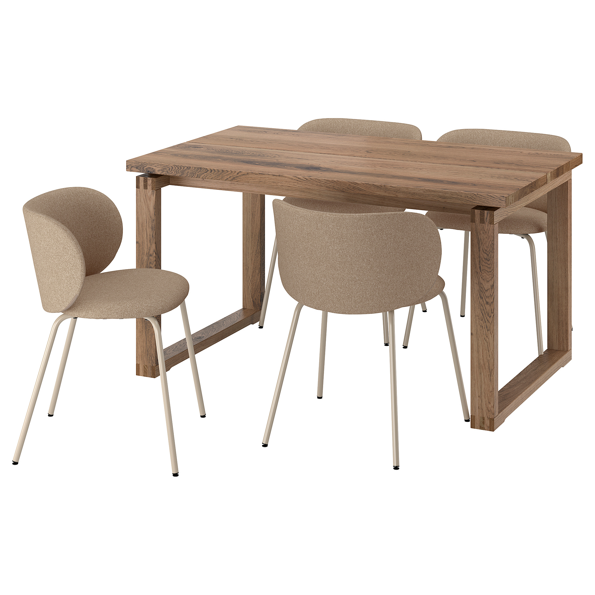 MÖRBYLÅNGA/KRYLBO table and 4 chairs