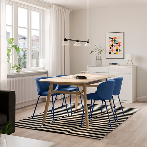 VOXLÖV/KRYLBO table and 4 chairs