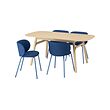 VOXLÖV/KRYLBO table and 4 chairs