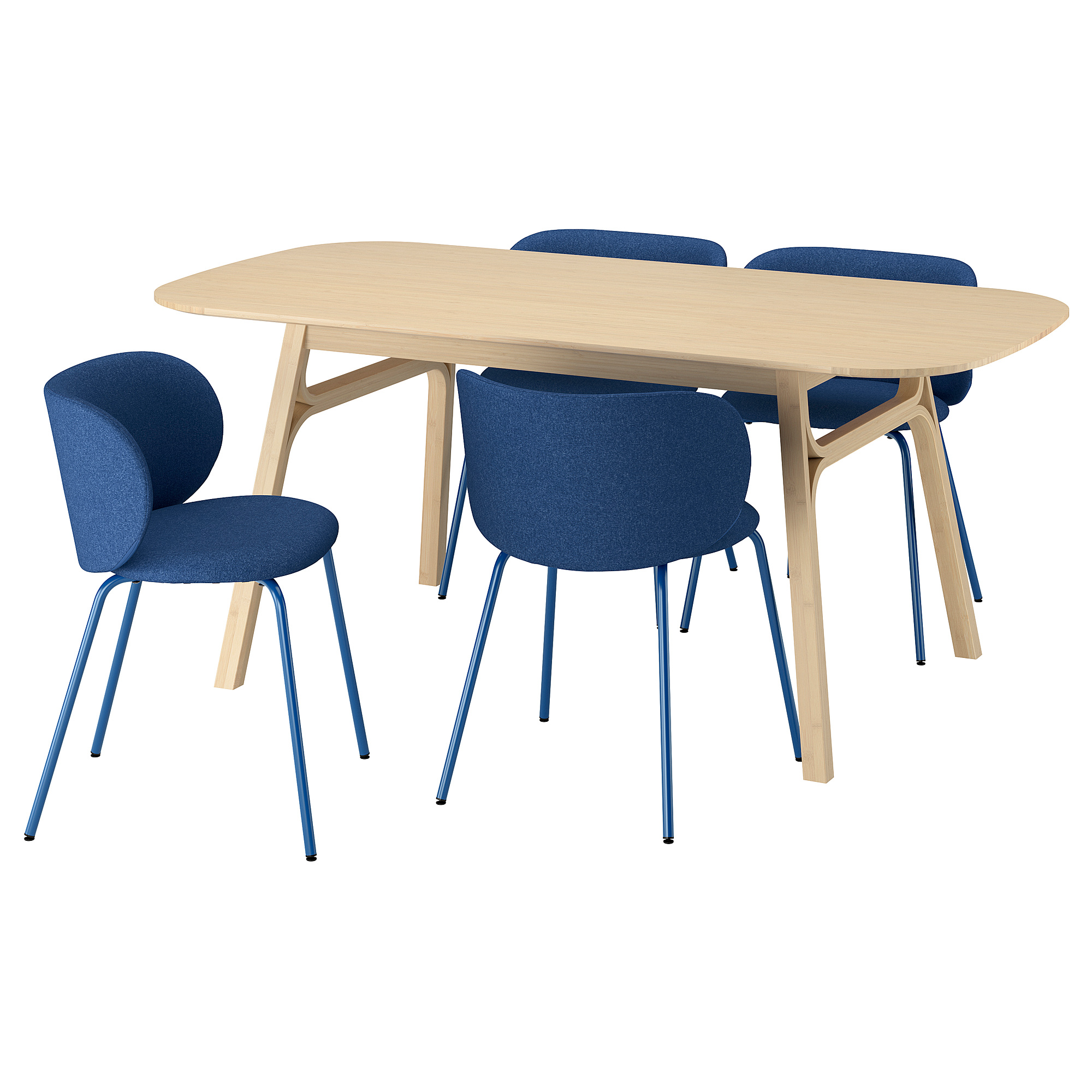 VOXLÖV/KRYLBO table and 4 chairs