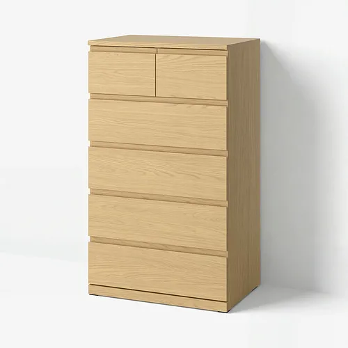 STORKLINTA - 抽屜櫃/6抽，橡木紋，70x50x120 公分 | IKEA 線上購物 - E1038849_S4