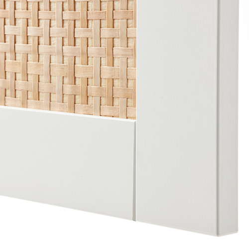 BESTÅ - storage combination with doors, white Studsviken/white woven poplar | IKEA Taiwan Online - PE818855_S4