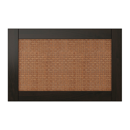 STUDSVIKEN - door/drawer front, dark brown/woven poplar | IKEA Taiwan Online - PE818868_S4