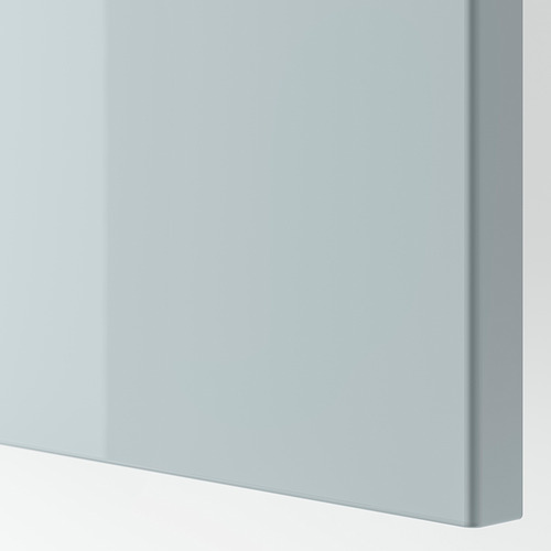 BESTÅ - TV bench with drawers, white/Selsviken/Stubbarp light grey-blue | IKEA Taiwan Online - PE818899_S4