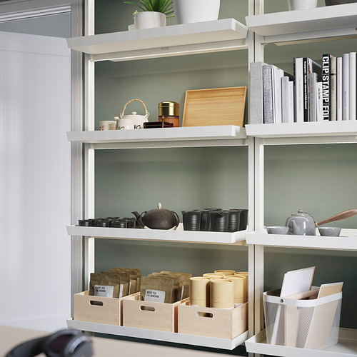 MITTZON frame w castors/disp shlf/cable box
