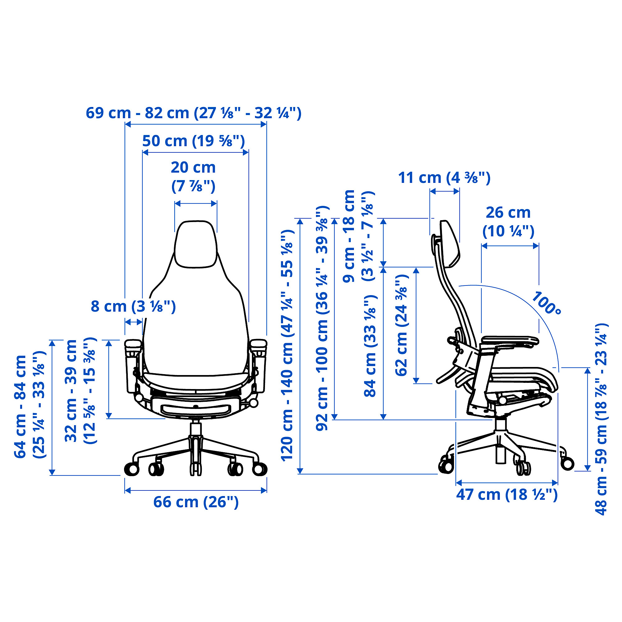 BÄSTBOLL gaming chair