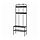 NIPÅSEN - 衣帽架和附鞋櫃長凳, 黑色, 190x35x79 公分 | IKEA 線上購物 - PE965439_S1