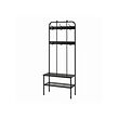 NIPÅSEN - 衣帽架和附鞋櫃長凳, 黑色, 190x35x79 公分 | IKEA 線上購物 - PE965439_S2 