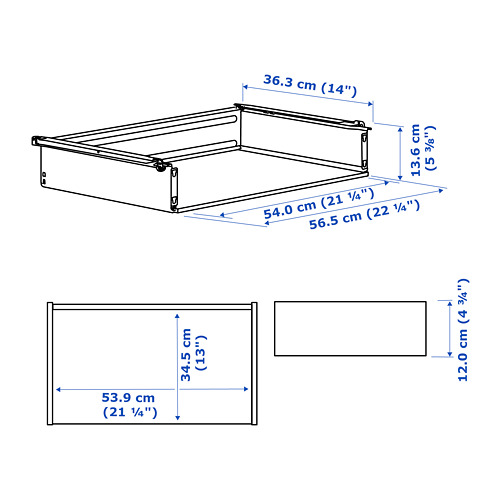 HJÄLPA drawer without front