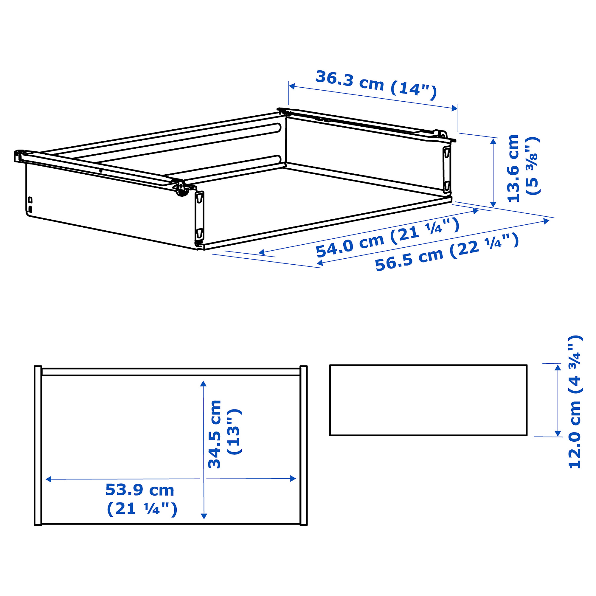 HJÄLPA drawer without front