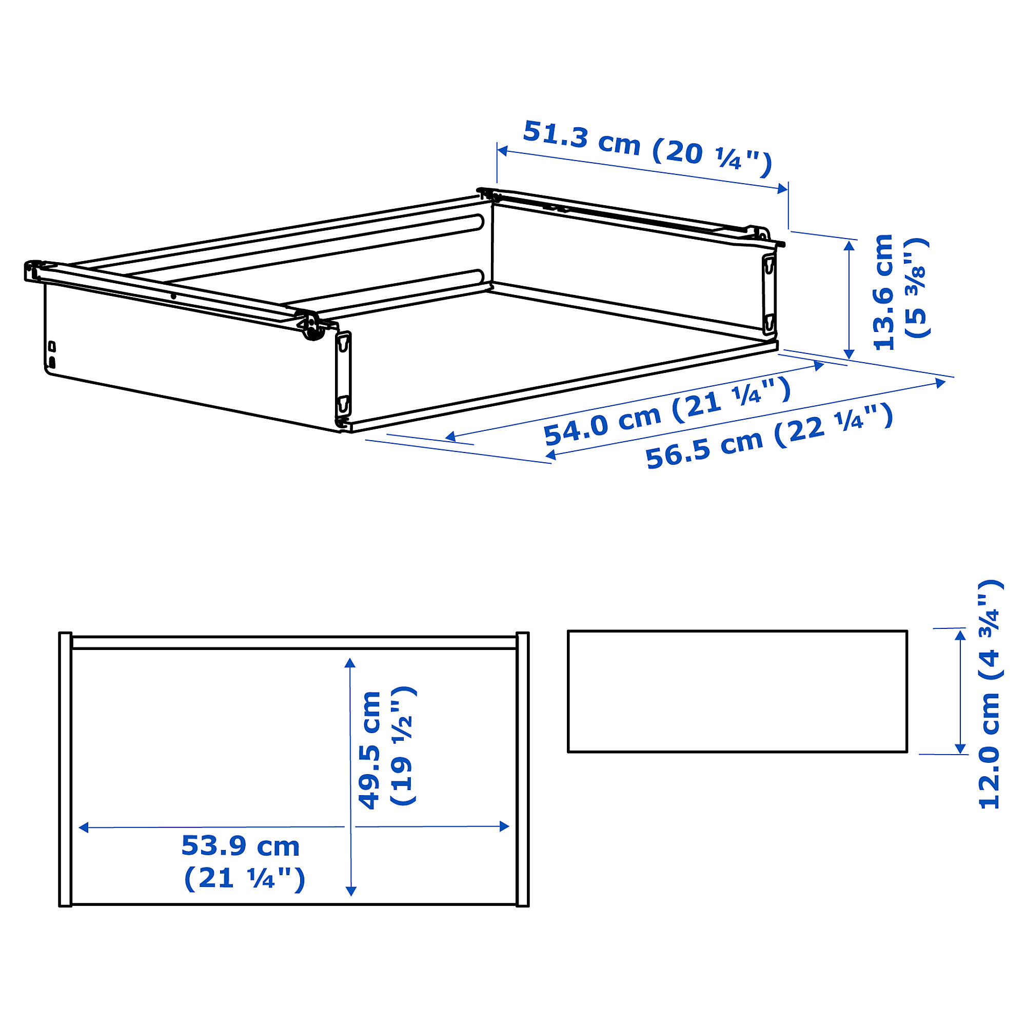 HJÄLPA drawer without front