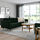 LANDSKRONA - 3-seat sofa, Djuparp dark green/wood | IKEA Taiwan Online - PE819090_S1