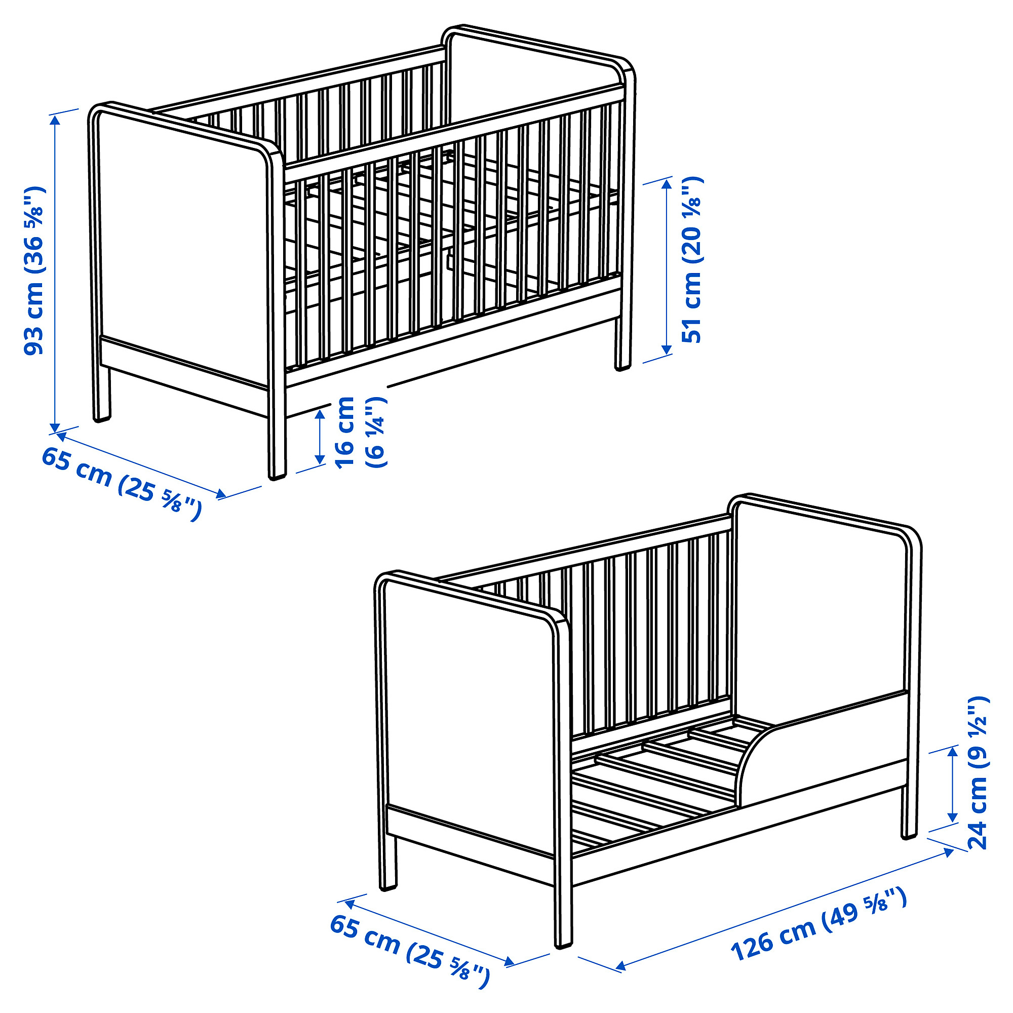 ÄLSKVÄRD cot