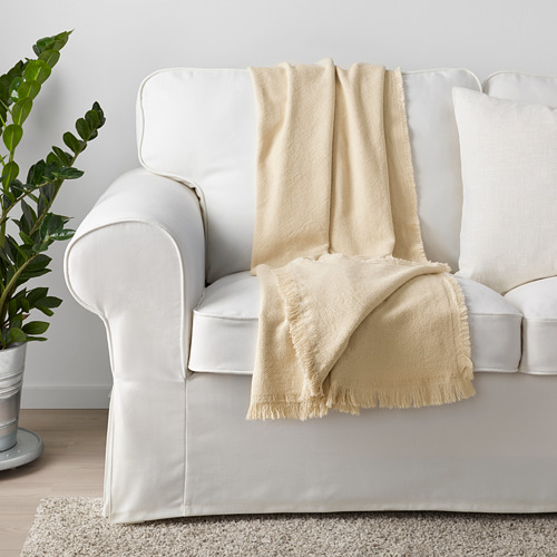 ODDRUN - 萬用毯, 自然色/米色 | IKEA 線上購物 - PE672983_S4