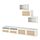 BESTÅ - TV storage combination/glass doors, white Sindvik/Studsviken white | IKEA Taiwan Online - PE819218_S1