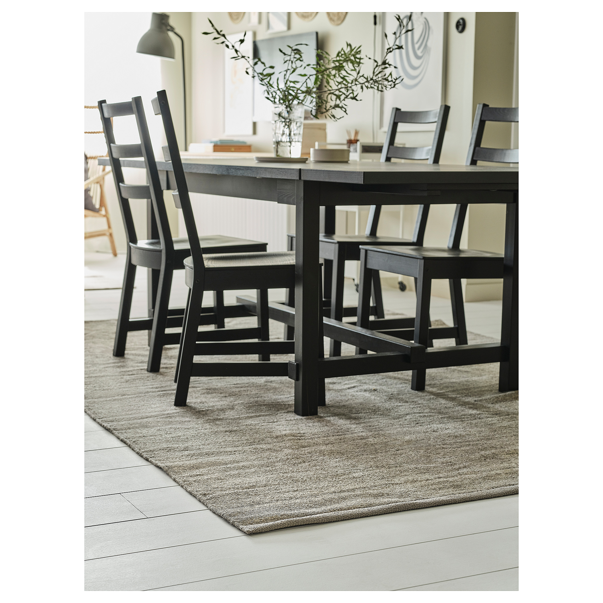 TIDTABELL rug, flatwoven