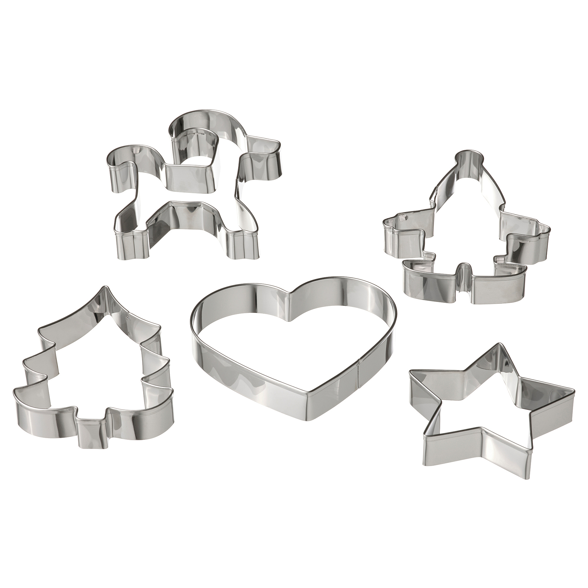 VINTERFINT pastry cutter, set of 5