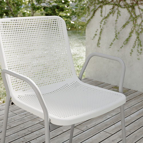 TORPARÖ chair with armrests, in/outdoor