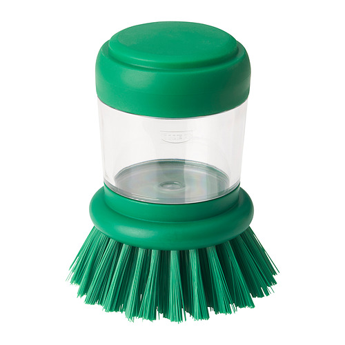 VIDEVECKMAL dish-washing brush with dispenser