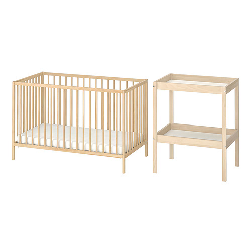SNIGLAR 2-piece baby furniture set