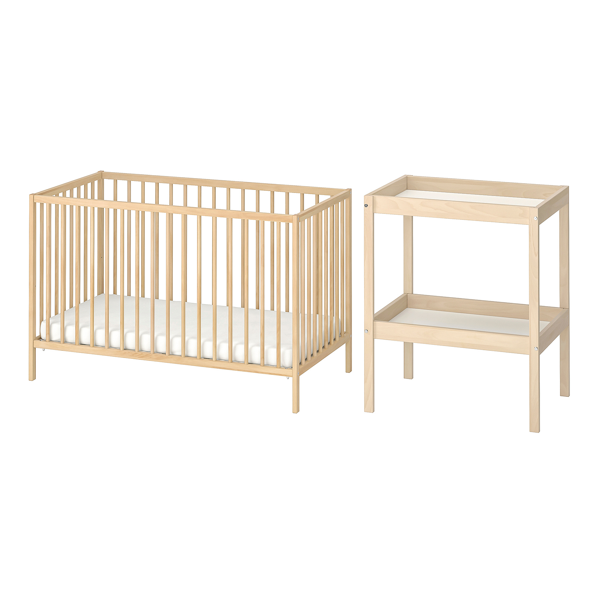 SNIGLAR 2-piece baby furniture set