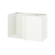 METOD - 轉角底櫃櫃框, 白色, 128x60x80 公分 | IKEA 線上購物 - PE965677_S2 
