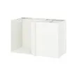 METOD - corner base cabinet, white, 128x60x80 cm | IKEA Taiwan Online - PE965677_S2 