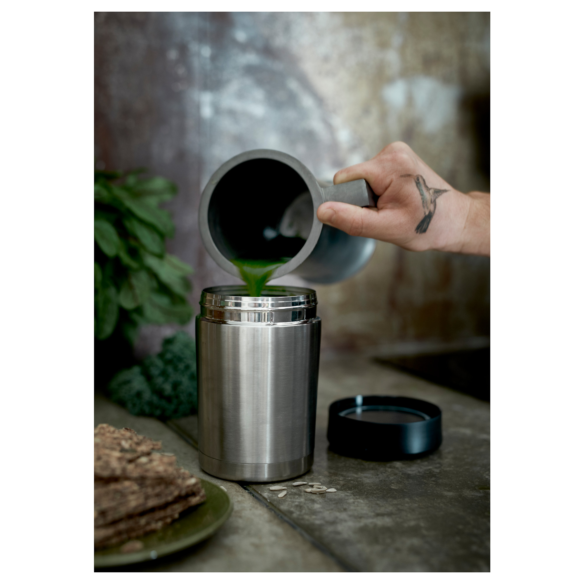 EFTERFRÅGAD food vacuum flask