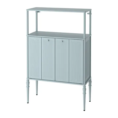 SÅGMÄSTARE - 收納櫃, 淺藍灰色, 83x36x128 公分 | IKEA 線上購物 - PE965711_S4