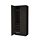 PAX/FORSAND - wardrobe combination, black-brown stained ash effect | IKEA Taiwan Online - PE819431_S1