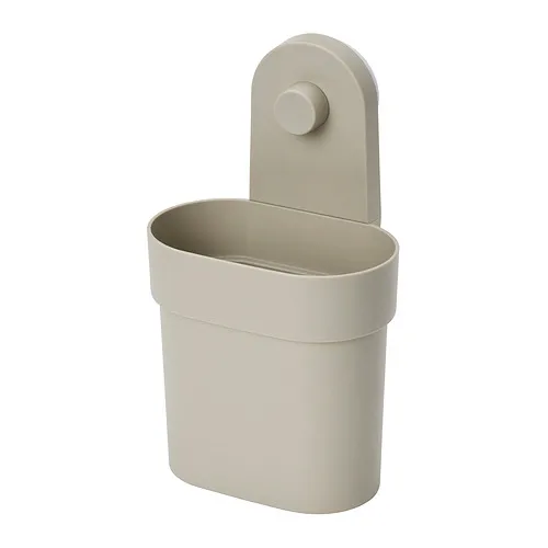 ÖBONÄS - 附吸盤收納筒, 灰米色 | IKEA 線上購物 - PE965750_S4