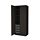 PAX/FORSAND - wardrobe combination, black-brown stained ash effect | IKEA Taiwan Online - PE819451_S1