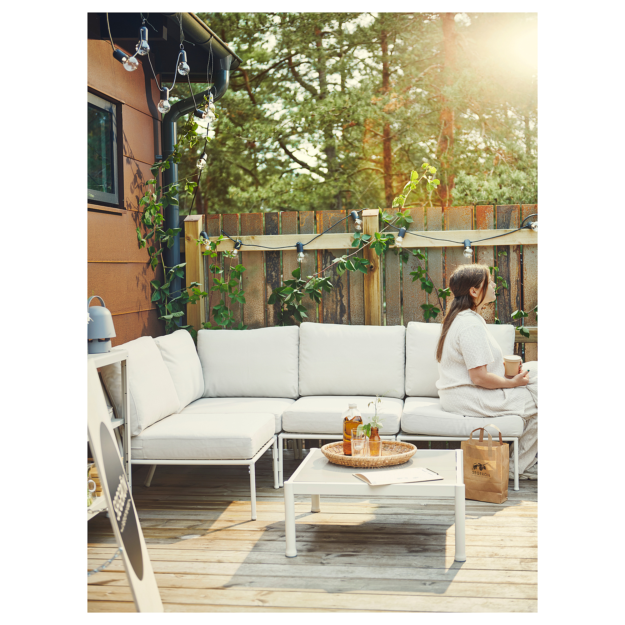 SEGERÖN seat sec for modular sofa, outdoor