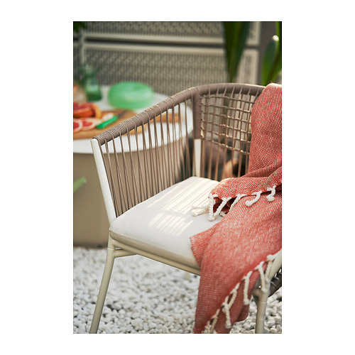 SEGERÖN chair with armrests, outdoor