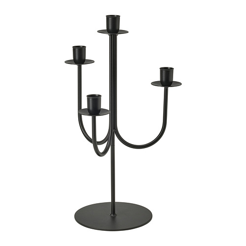 HÖSTAGILLE - candelabra, black, 37 cm | IKEA Taiwan Online - PE934902_S4