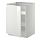 METOD - base cabinet with shelves, white/Ringhult white | IKEA Taiwan Online - PE345001_S1