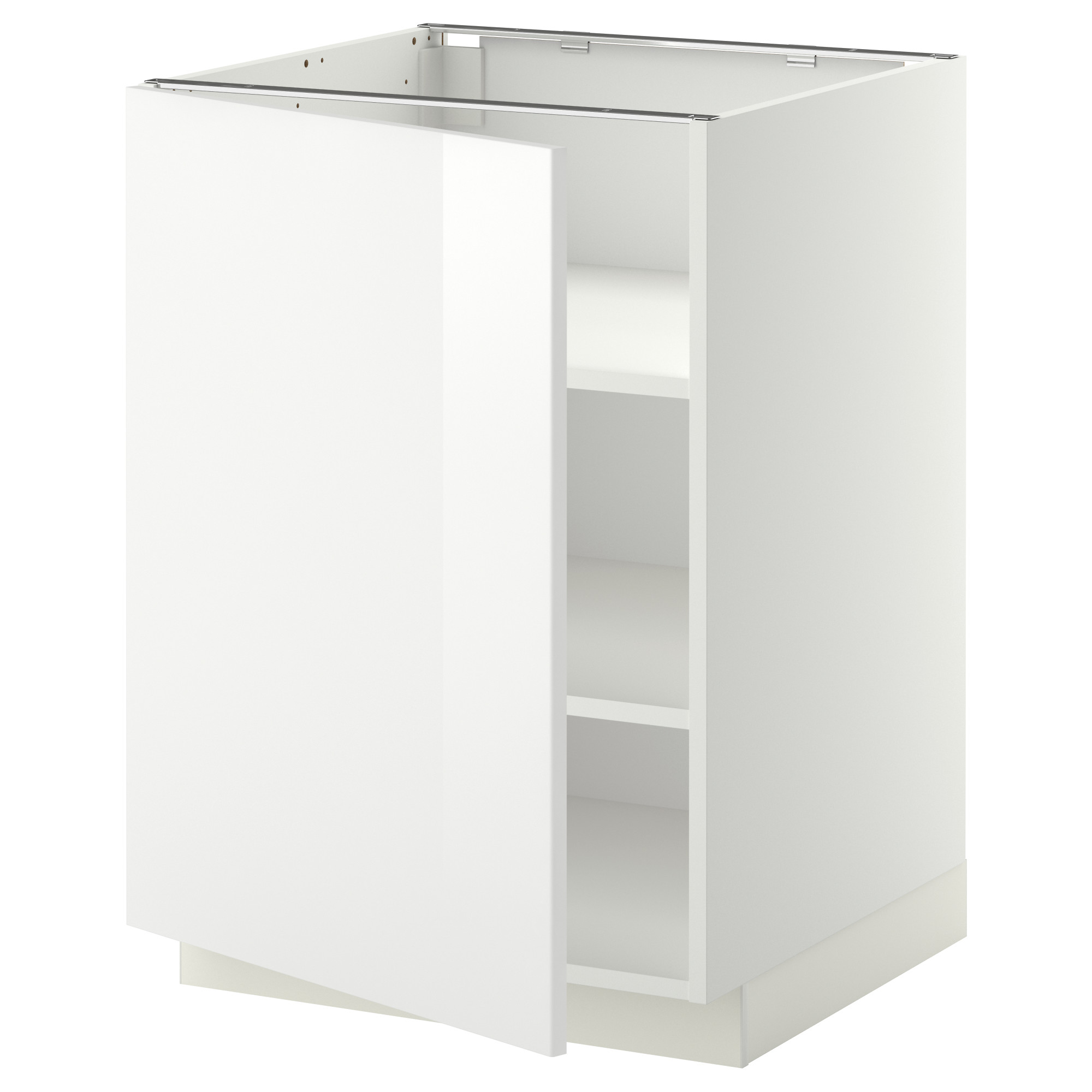 METOD base cabinet with shelves