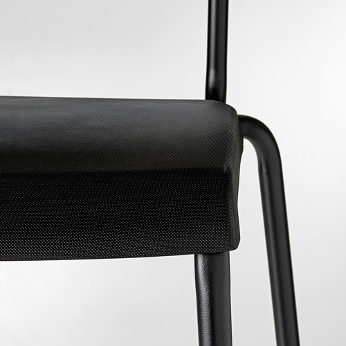 STIG - 吧台椅附靠背, 黑色/黑色 | IKEA 線上購物 - PE819569_S4