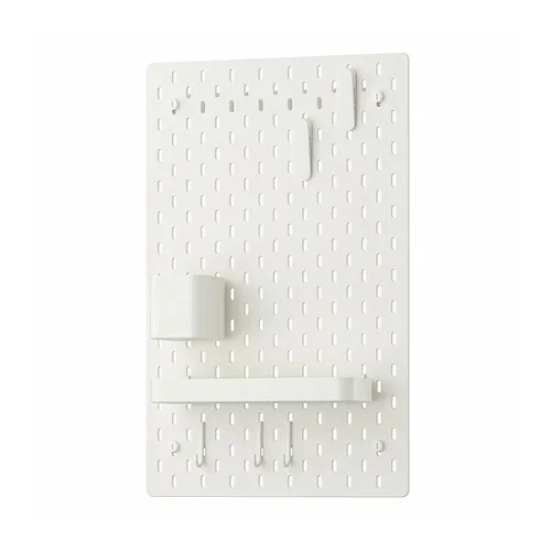 SKÅDIS - pegboard combination, white, 36x56 cm | IKEA Taiwan Online - PE967431_S4