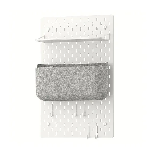 SKÅDIS - pegboard combination, white, 36x56 cm | IKEA Taiwan Online - PE967442_S4