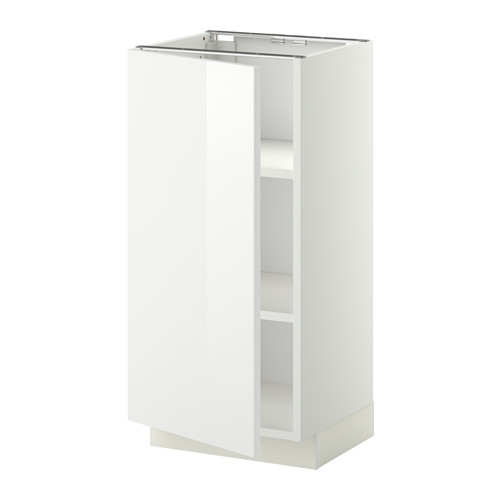 METOD base cabinet with shelves