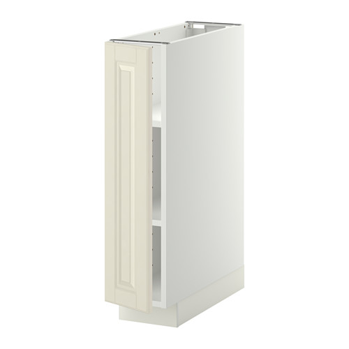 METOD - base cabinet with shelves, white/Bodbyn off-white | IKEA Taiwan Online - PE344919_S4