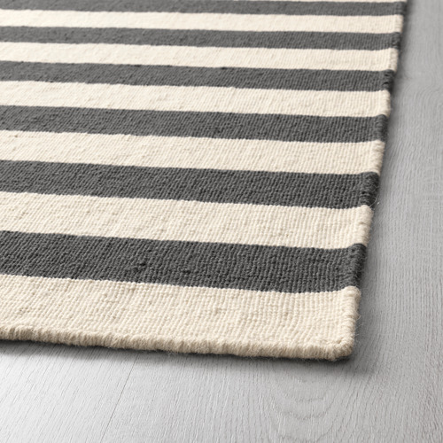 STOCKHOLM 2017 - 平織地毯, 手工製/條紋 灰色,250x350 | IKEA 線上購物 - PE598556_S4