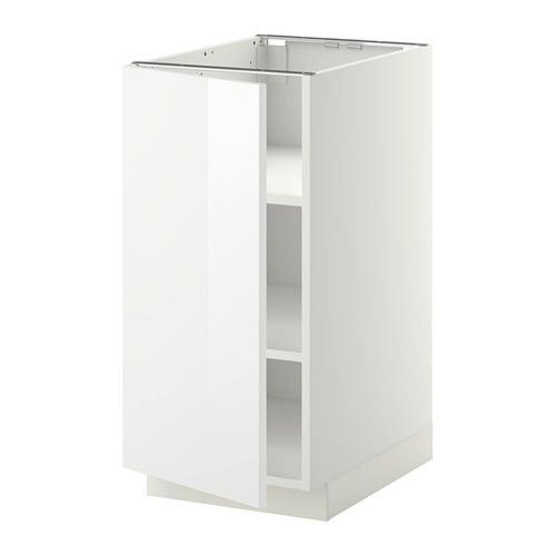 METOD - base cabinet with shelves, white/Ringhult white, 40x60x80 cm | IKEA Taiwan Online - PE344955_S4