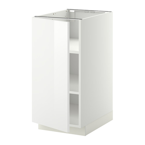 METOD base cabinet with shelves