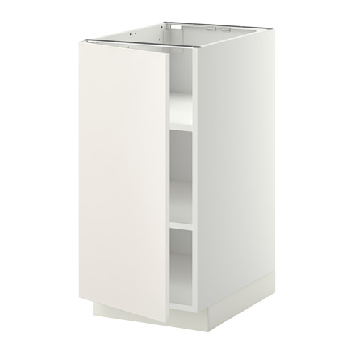 METOD - base cabinet with shelves, white/Veddinge white | IKEA Taiwan Online - PE344959_S4