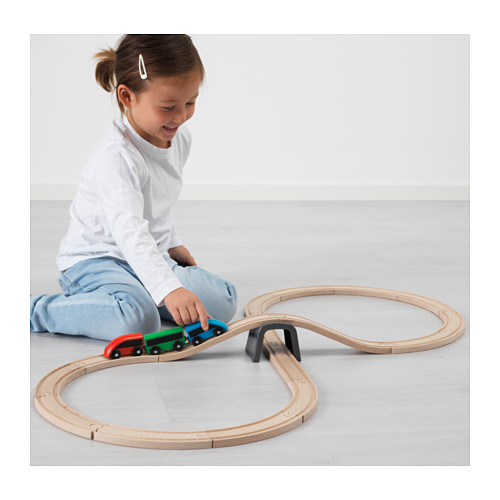 LILLABO - 基本型玩具火車 20件組, 彩色 | IKEA 線上購物 - PE625431_S4