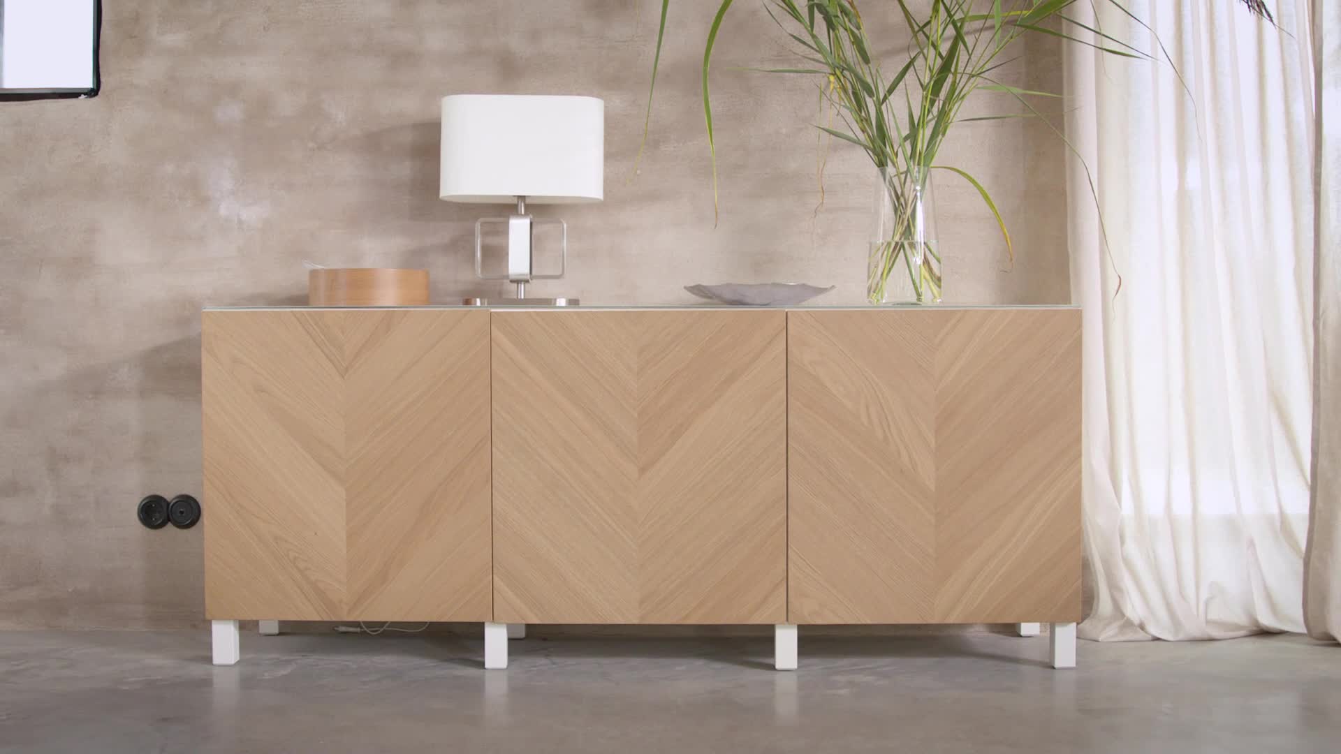 HEDEVIKEN - door, oak veneer, 60x64 cm | IKEA Taiwan Online