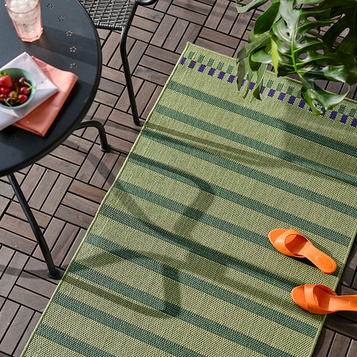 KORSNING rug flatwoven, in/outdoor